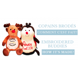 Les Copains Brodés Personnalisés chez Souvenir Intemporel, Comment c'est fait?
